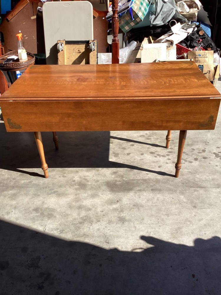 Large Hitchcock Drop Leaf Table Beautiful Some Flaws
