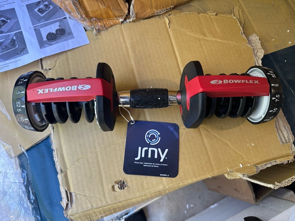 bowflex selecttech 552 dumbbell Handle Only *new*