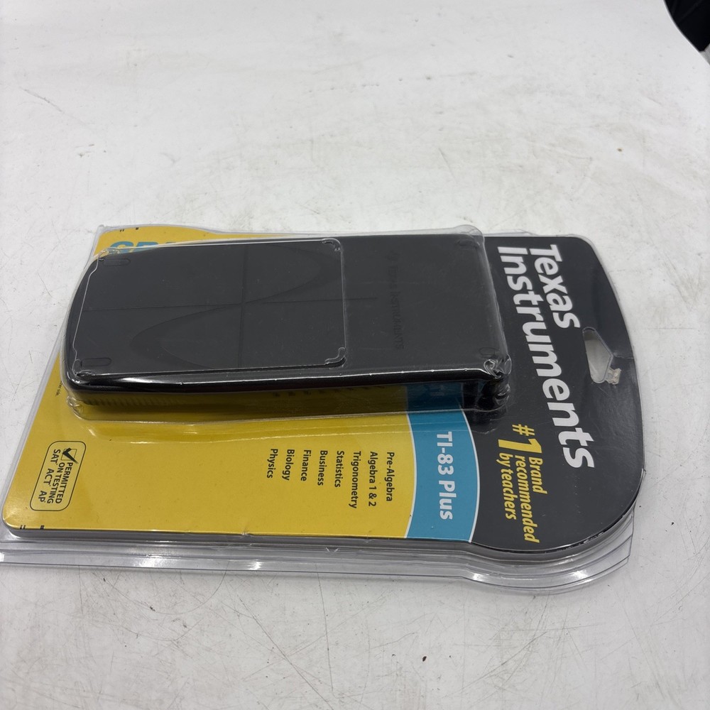 Texas Instruments TI-83 Plus Graphing Calculator Black School Test Math