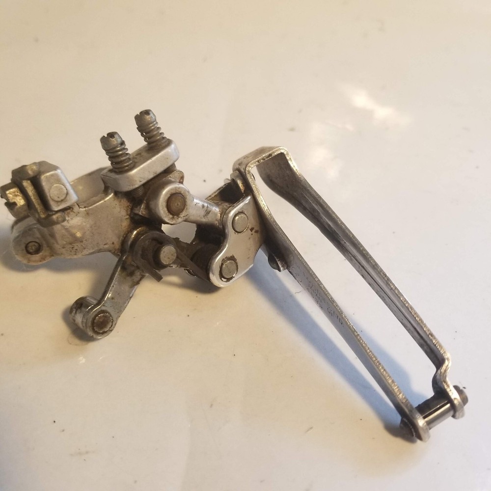 SUNTOUR SL FRONT DERAILLEUR JAPAN MAEDA 28.6 CABLE STOP SILVER BOTTOM PULL