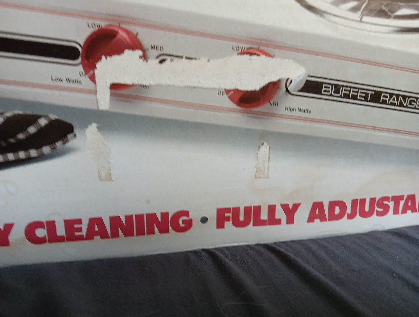 Vtg Buffet Range Plus Munsey Model 702 U.S.A Sealed Box 2 Burner N.O.S Retro Kit