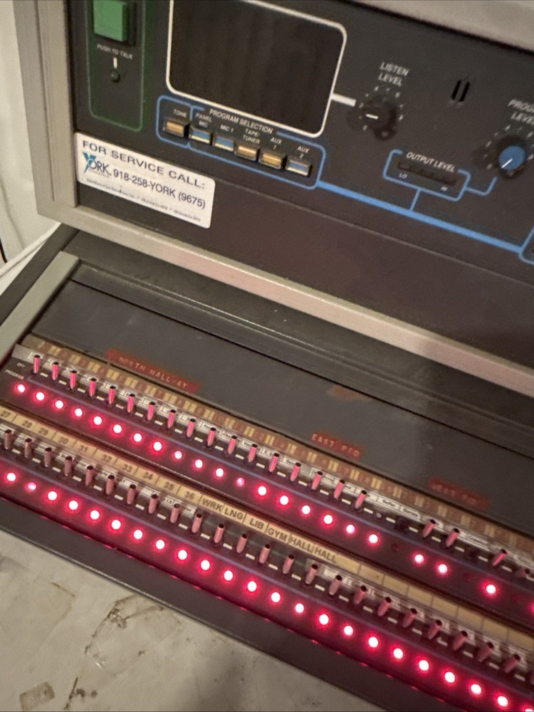 dukane compact 3200 school intercom system