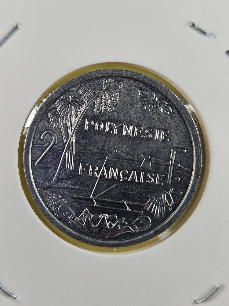 COINS - FRENCH POLYNESIA - 2 FRANCS 1995