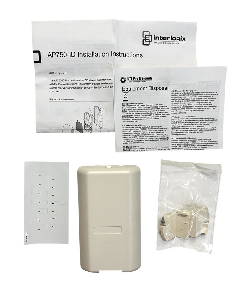 Interlogix AP750-ID Addressable PIR Motion Sensor for use with PinPoint