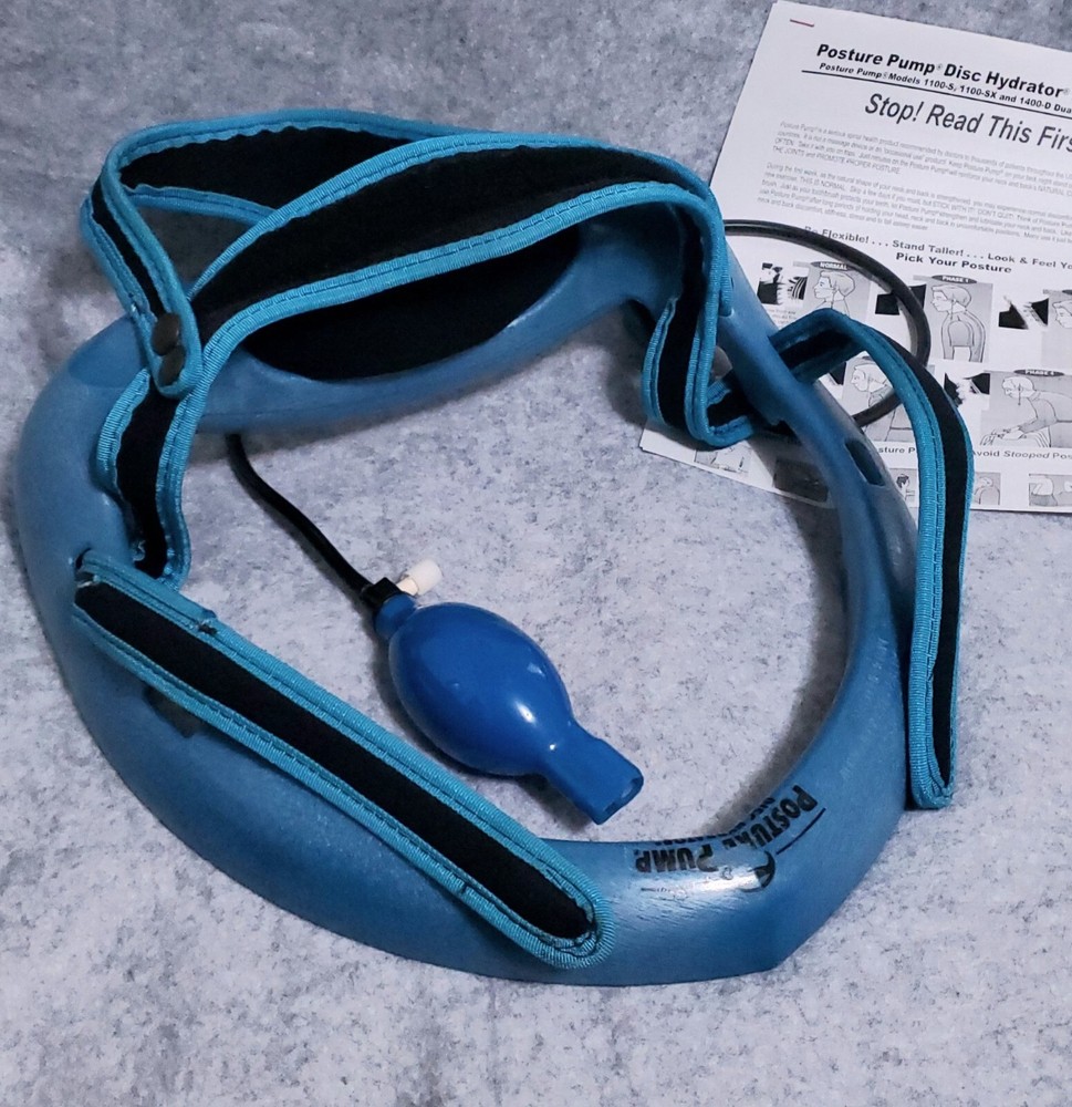 POSTURE PUMP PROFESSIONAL CERVICAL TRACTION EXERCISER SPINE TRAINER