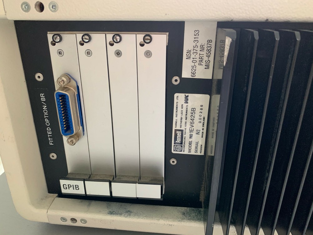 WAYNE KERR 6425 PRECISION COMPONENT ANALYZER w/ Kelvin clip (LCD missing pix)