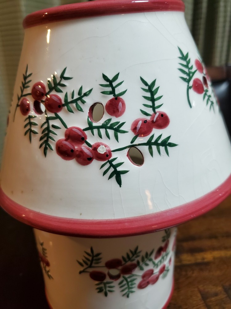 Ceramic Holidays Christmas Candle Lamp