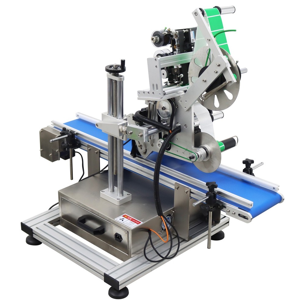 110V LT-160 Automatic Desktop Conveyor Table Plate labeling and Coding Machine