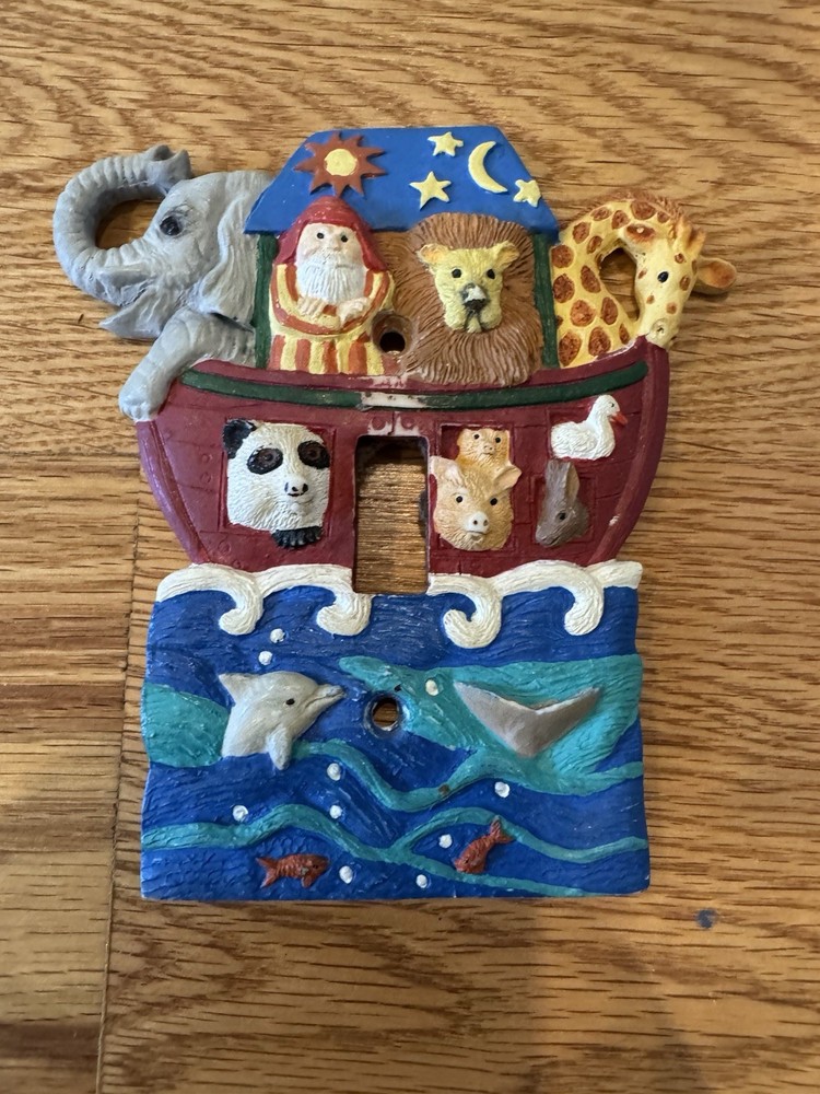Noah's Ark Single Toggle Switch Plate Cover