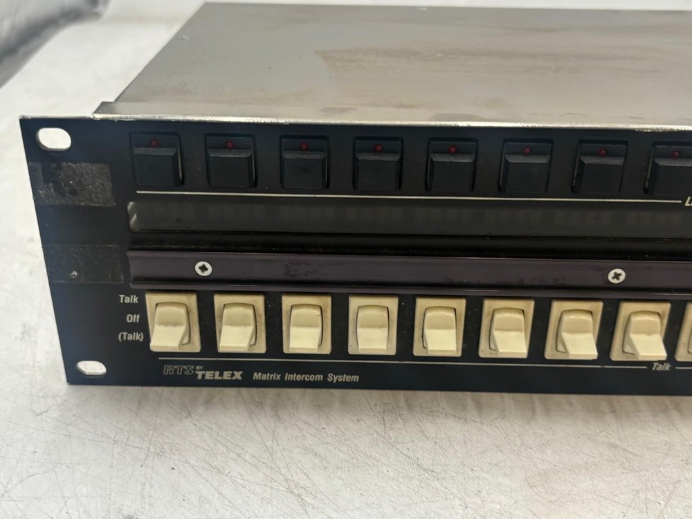 RTS by Telex Matrix Intercom System KP96-7 Intercom Control Panel