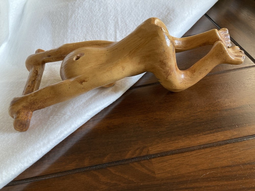 Vintage Ceramic Monkey Wall Decor MCM 13” UNIQUE!!