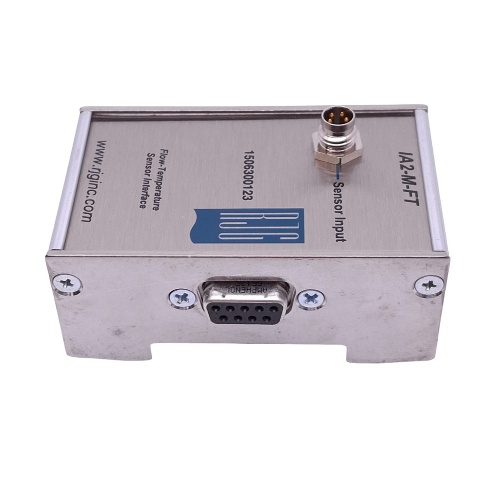 RJG IA2-M-FT Flow-Temperature Sensor Interface, 5VDC, DIN Rail, 140F Max