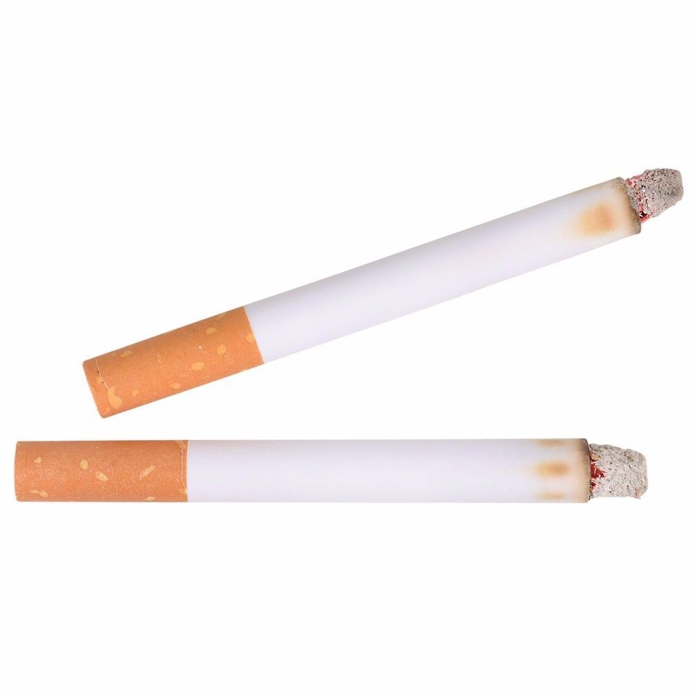 2 Fake Puff Cigarettes - Fake Magic Smoke Trick Gag Prop Costume Accessory Toy