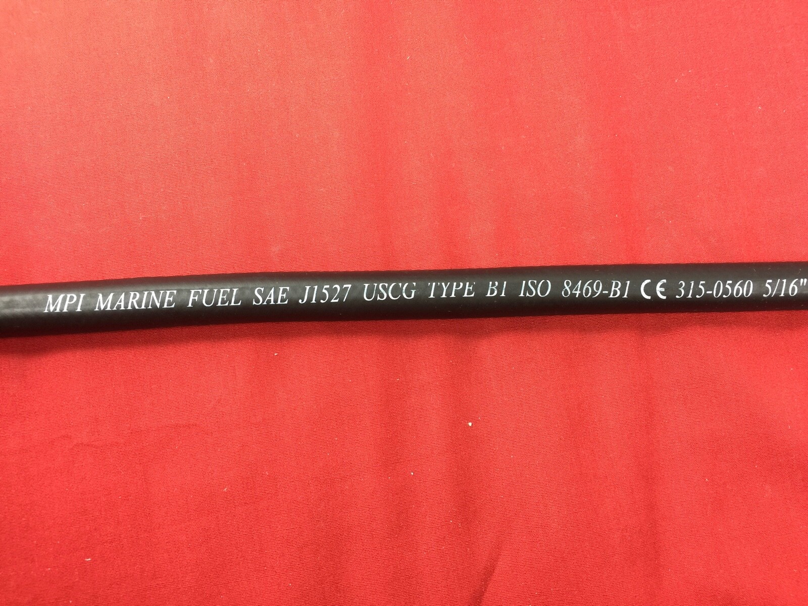 5/16" ID TYPE B1 MARINE FUEL HOSE LINE J1527 PREMIUM USCG 315-0560 SOLD BY FOOT