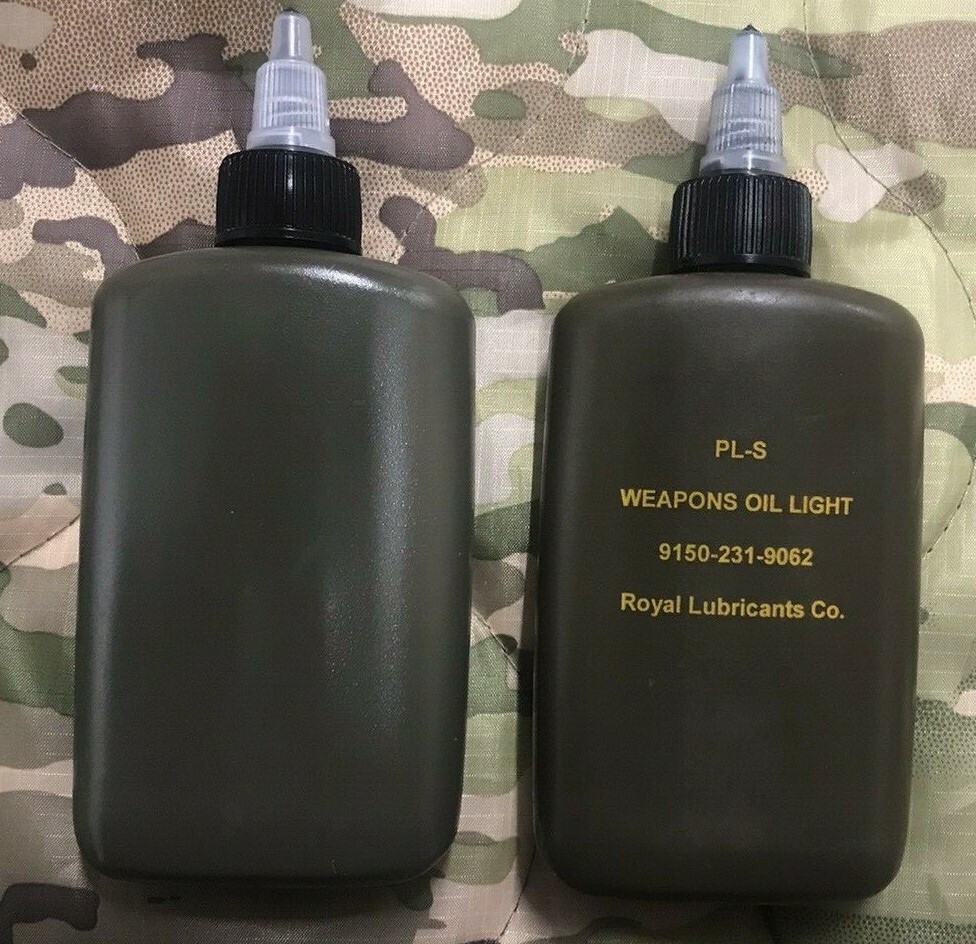 CLP LSA Weapons Oil bottle 4 oz Empty OD Green 2 Each
