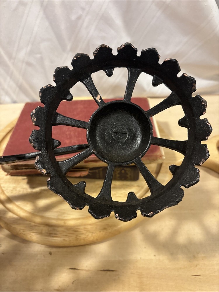 Antique Victorian Double Wall Cast Iron Sconce