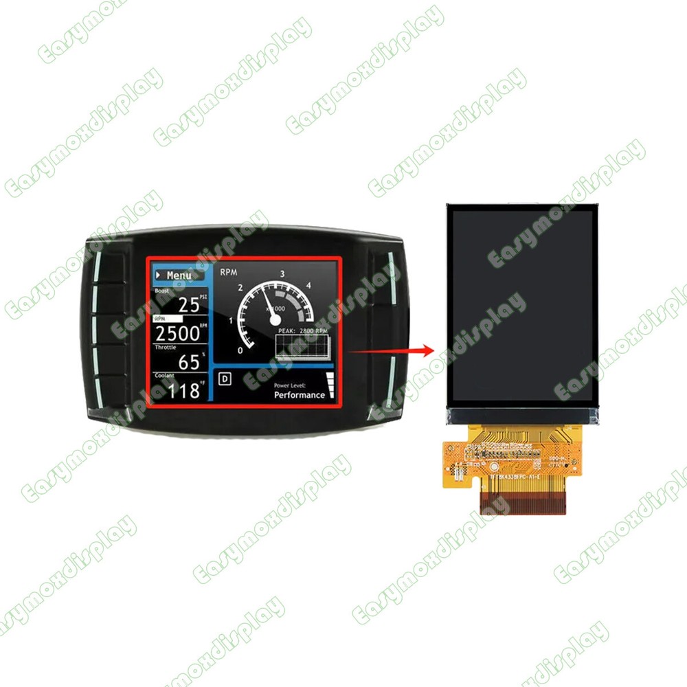 LCD Display Screen For H&S mini Maxx FOG Without Backlight Replacement