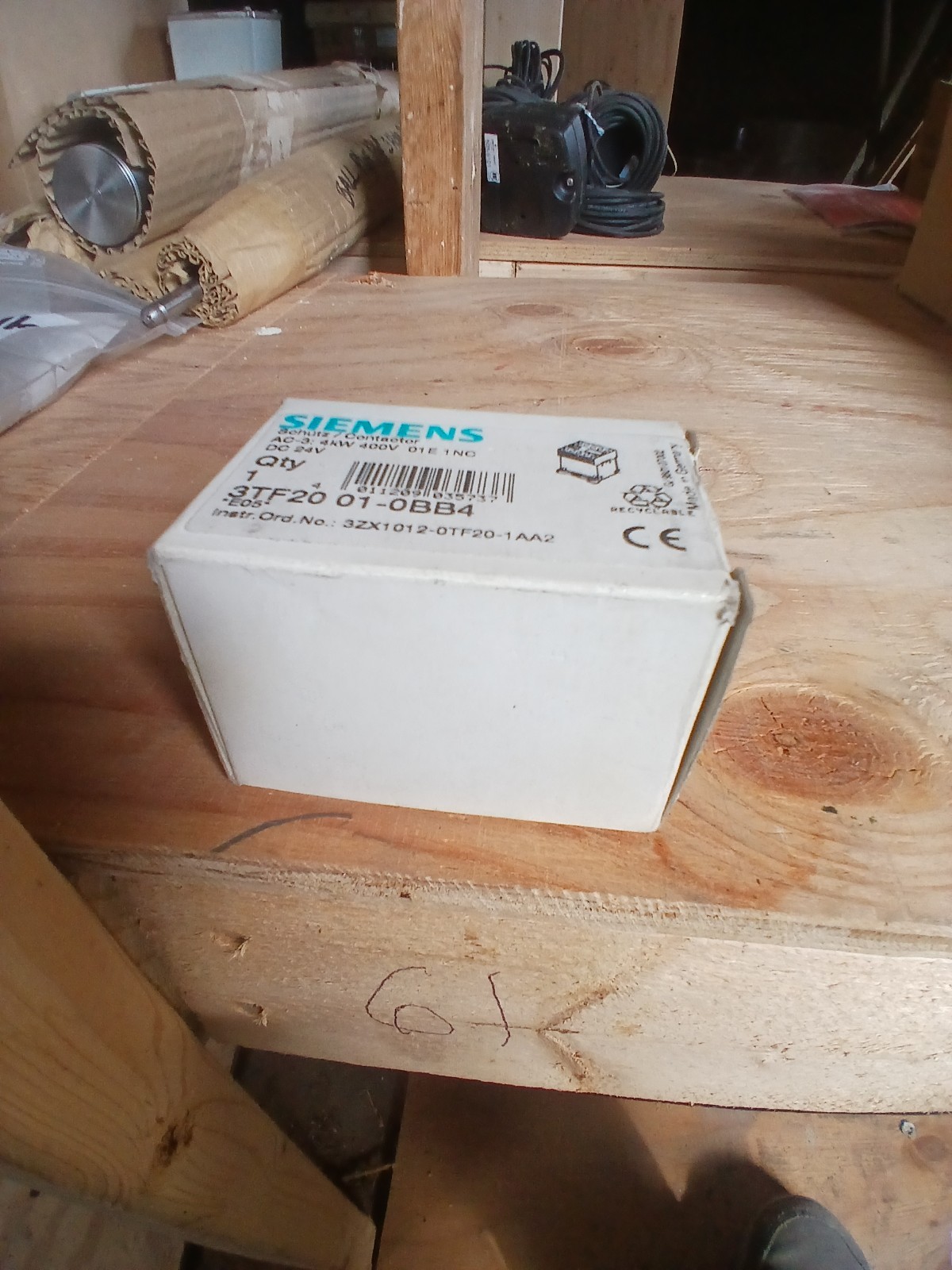 SIEMENS Contactor 3TF2001-0BB4 3TF20 01-0BB4 24VDC