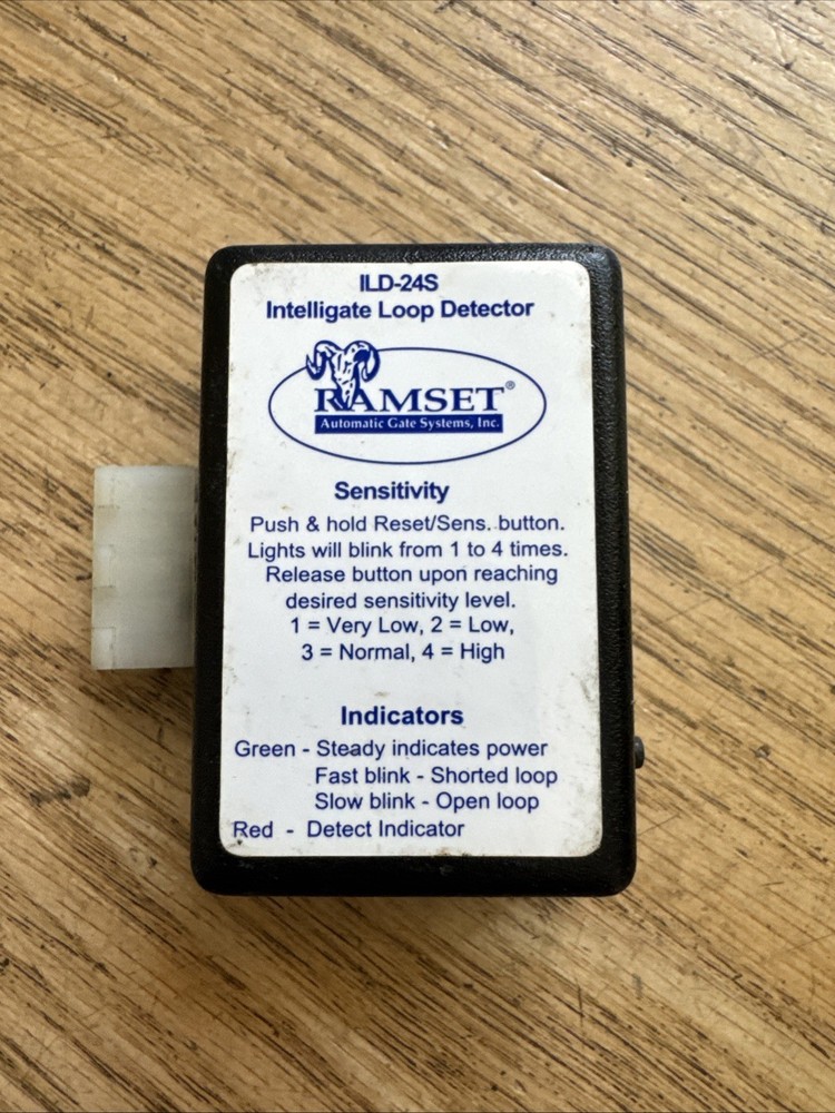 Ramset Gate Opener Safety Loop Detector ILD-24S Plug-in Loop Detector