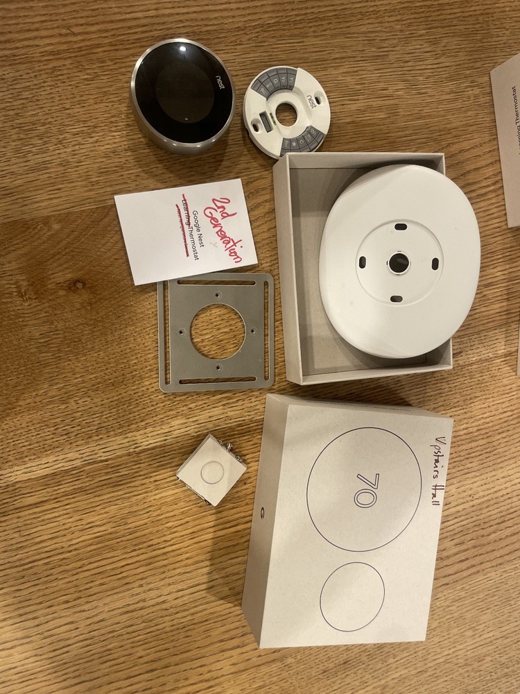 3 (THREE) Google NEST Thermostat 2nd Generation Programmable