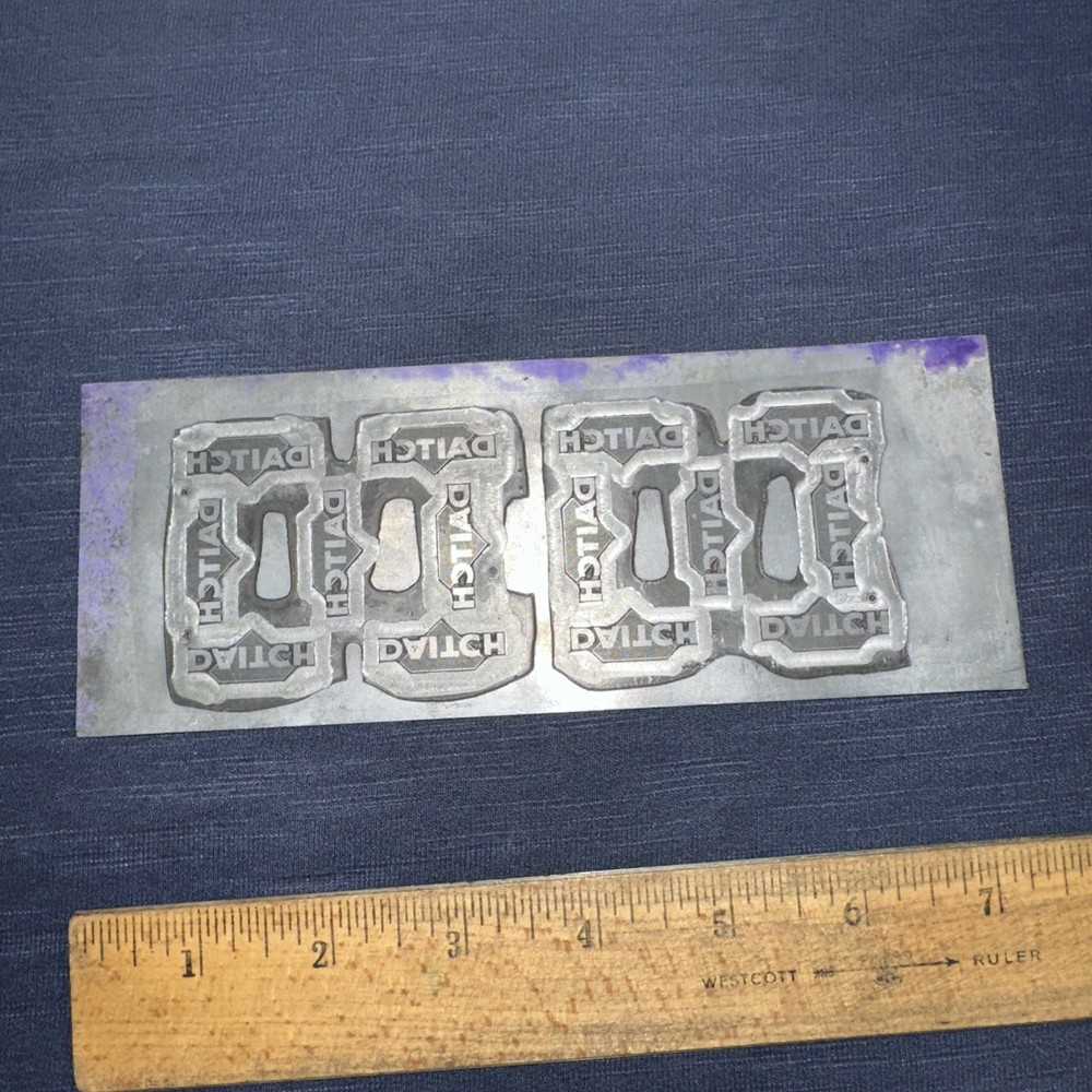 Printing Block Plate ( DAITCH )
