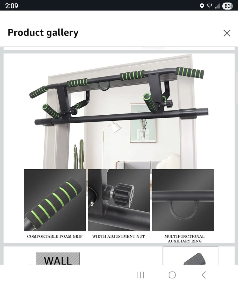 Multi-Functional Doorway Pull-Up Bar - Perfect for Various Exercises & Training