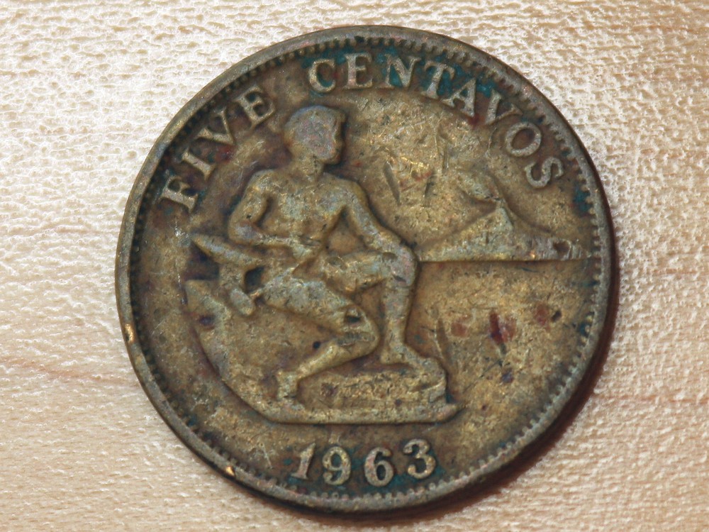 1963 Philippines 5 Centavos