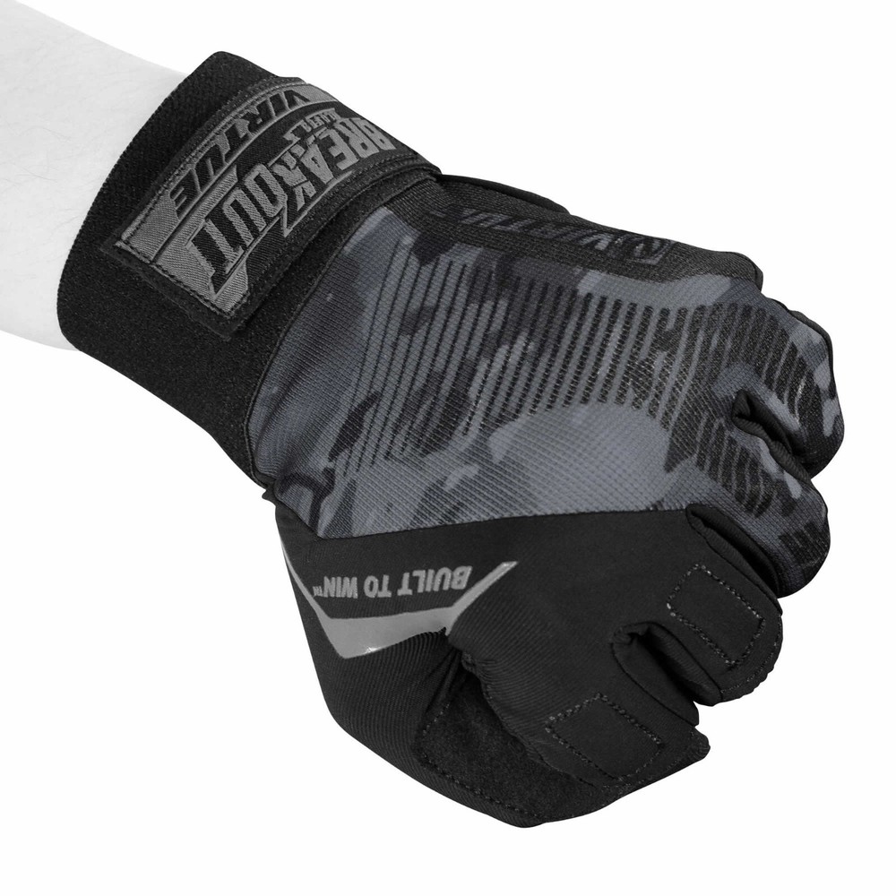 Virtue Breakout Gloves - Ripstop Full Finger - Black Camo - Medium