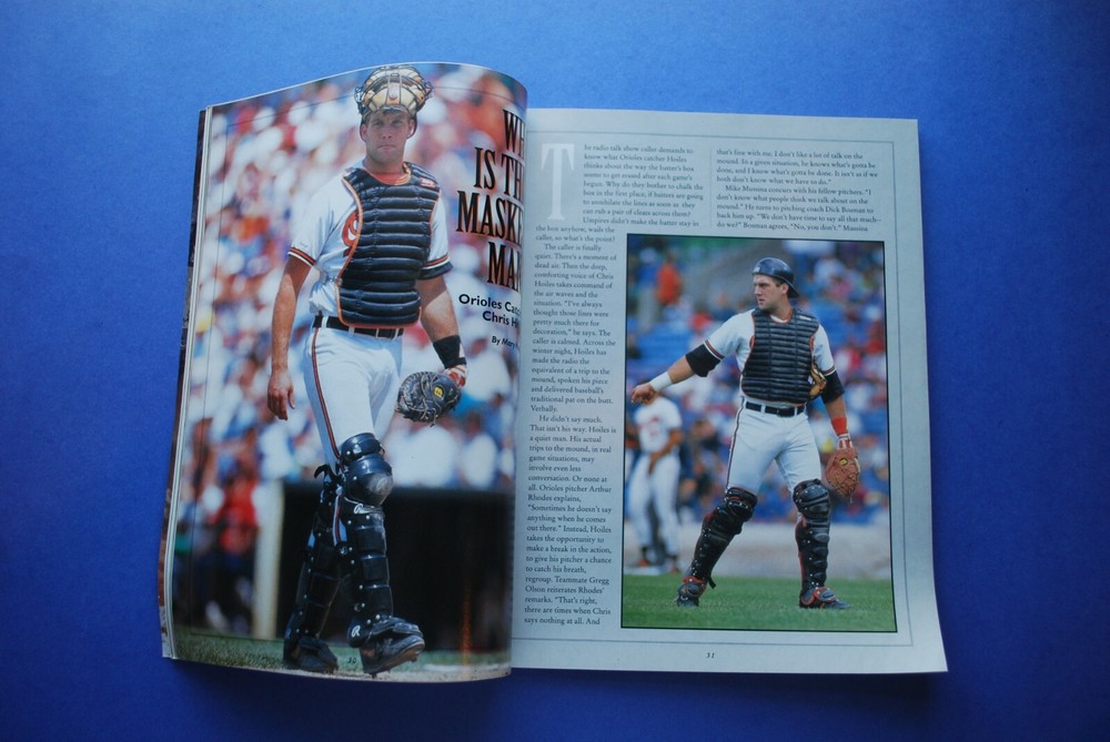 1993 Baltimore Orioles Baseball Program - Chuck Thompson cover EX-MT/NM