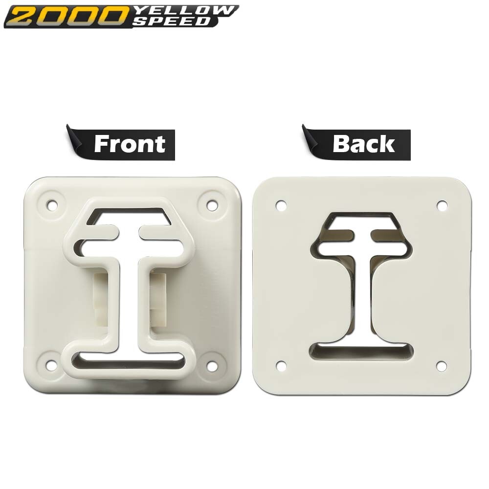 for Heavy Duty Resin In-Pool Above Ground Swimming Pool Ladder Flanges 2Pack