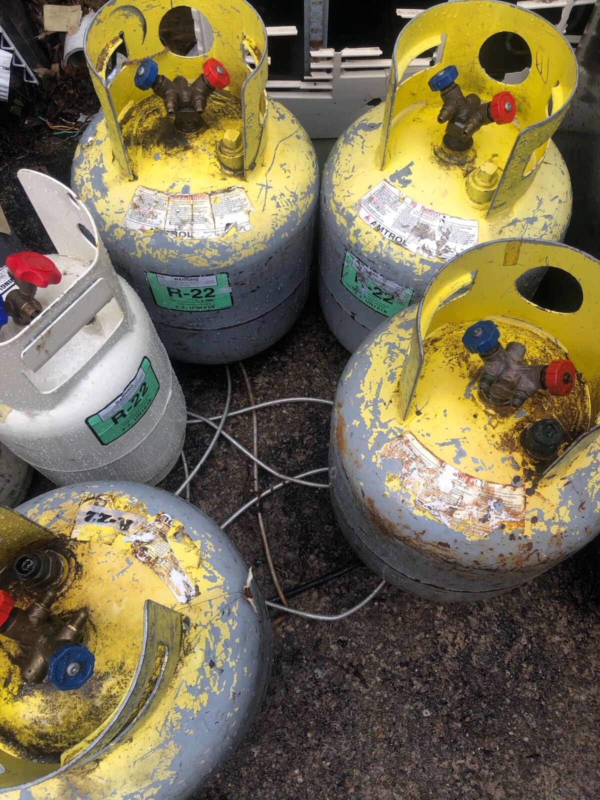 Refrigerant Recovery Reclaim Cylinder Tank - 30LB Pound 400 PSI