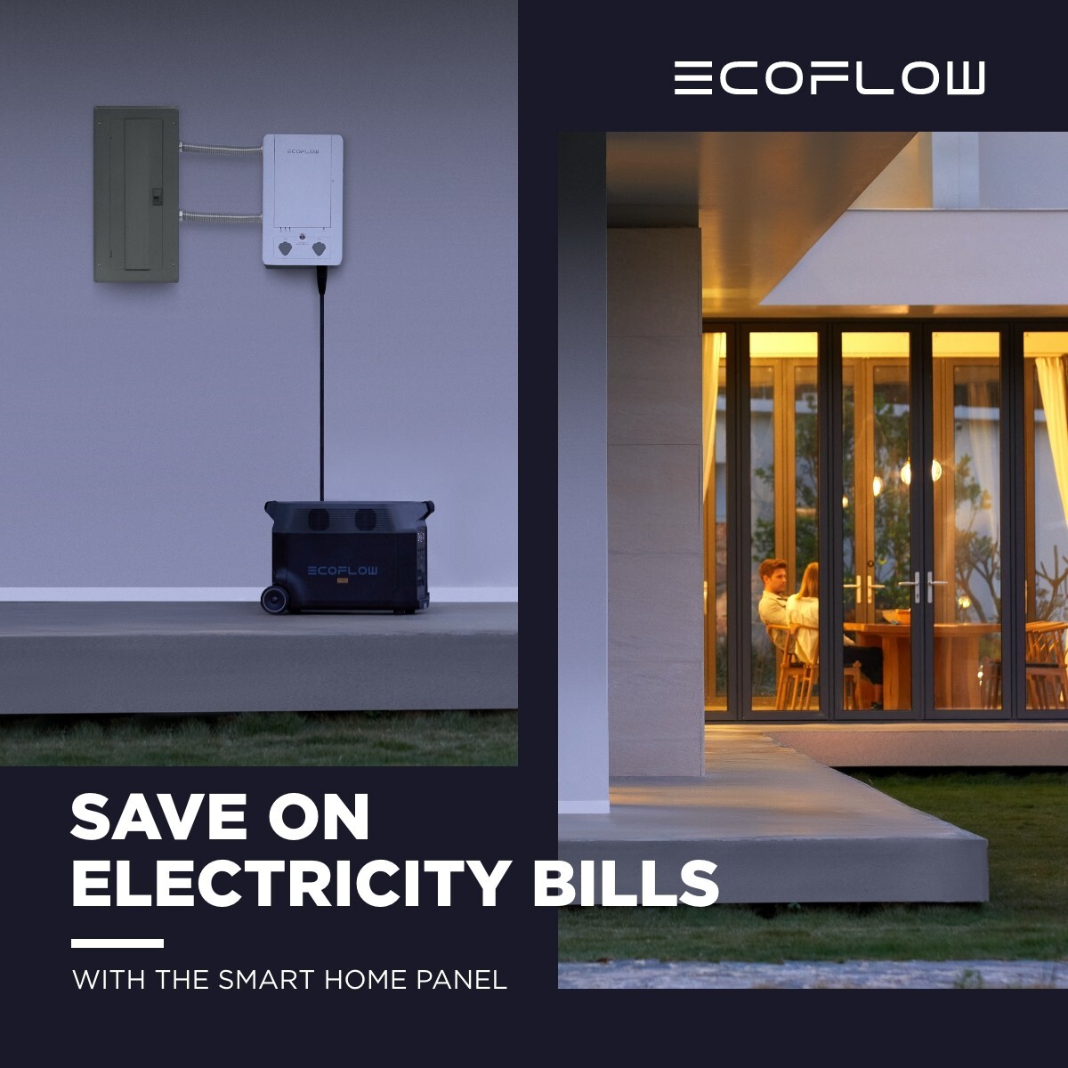 EcoFlow DELTA Pro 3600Wh Power Station Generator Certified Refurbished, LFP