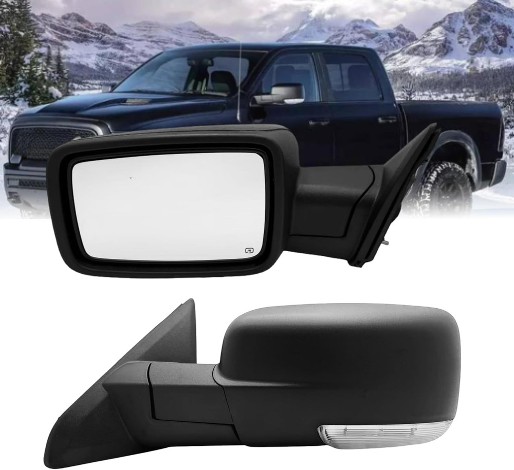 Left Heated Mirror for Dodge Ram 2013-18