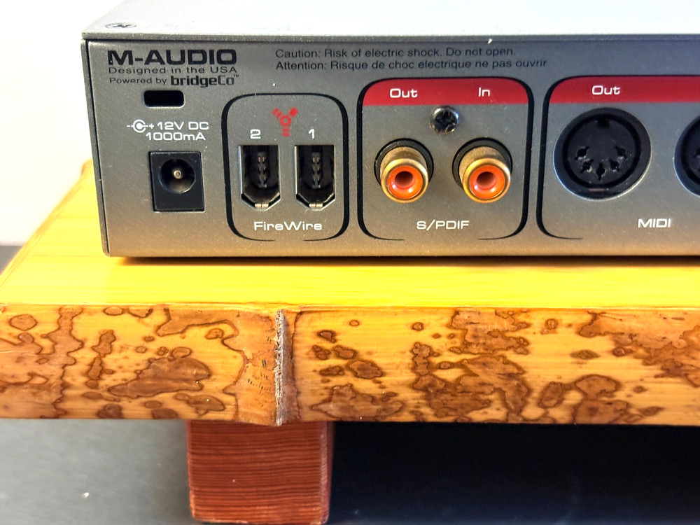 M-Audio Firewire Solo Mobile Music Audio Recording Interface Used