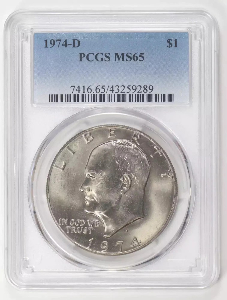 1974-D Eisenhower Dollar MS65 PCGS