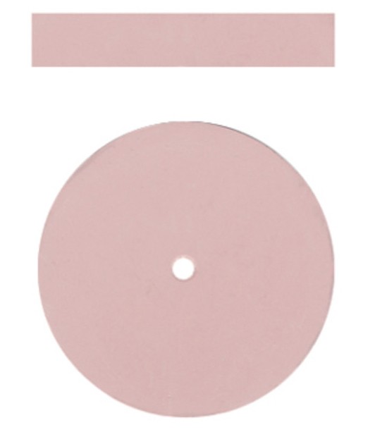 EVE®SILICON SOFTEE WHEEL, 22mm. pink, X-FINE