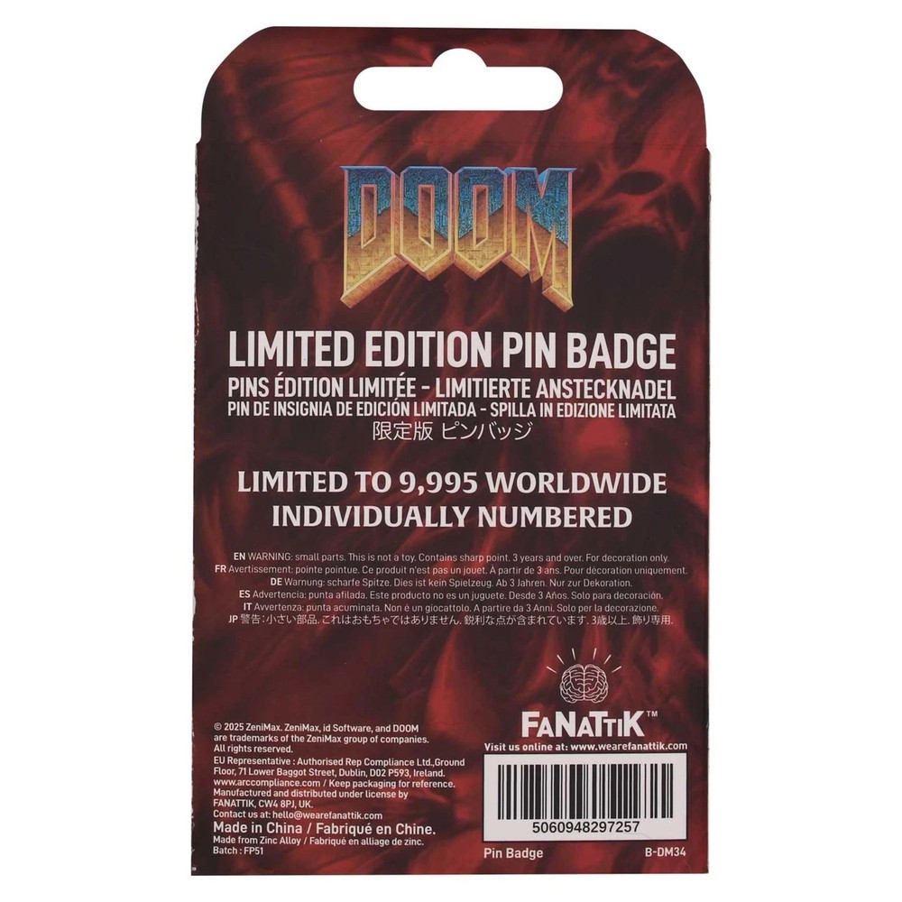 DOOM Floppy Disk Limited Edition, 45x45mm