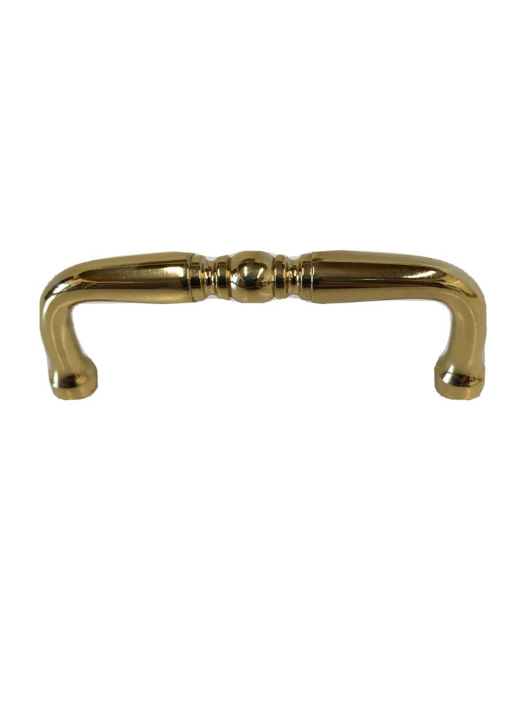 Cabinet Hdwe 3” Solid Brass Wire Pull New 1 Pull Available With Screws