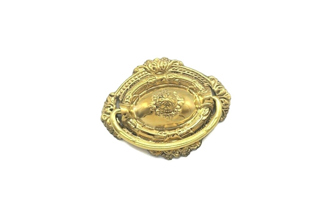 Single Post Drawer Pull Sheraton Pull Furniture Drawer Pull Cabinet Pull Brass
