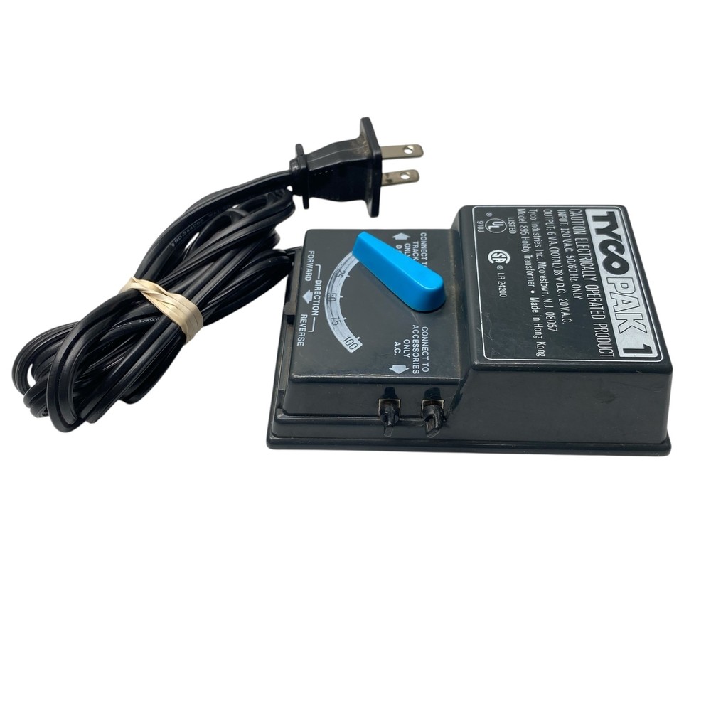 TYCO PAK 1 Model 895 Hobby Transformer Power Pack Train Controller Tested