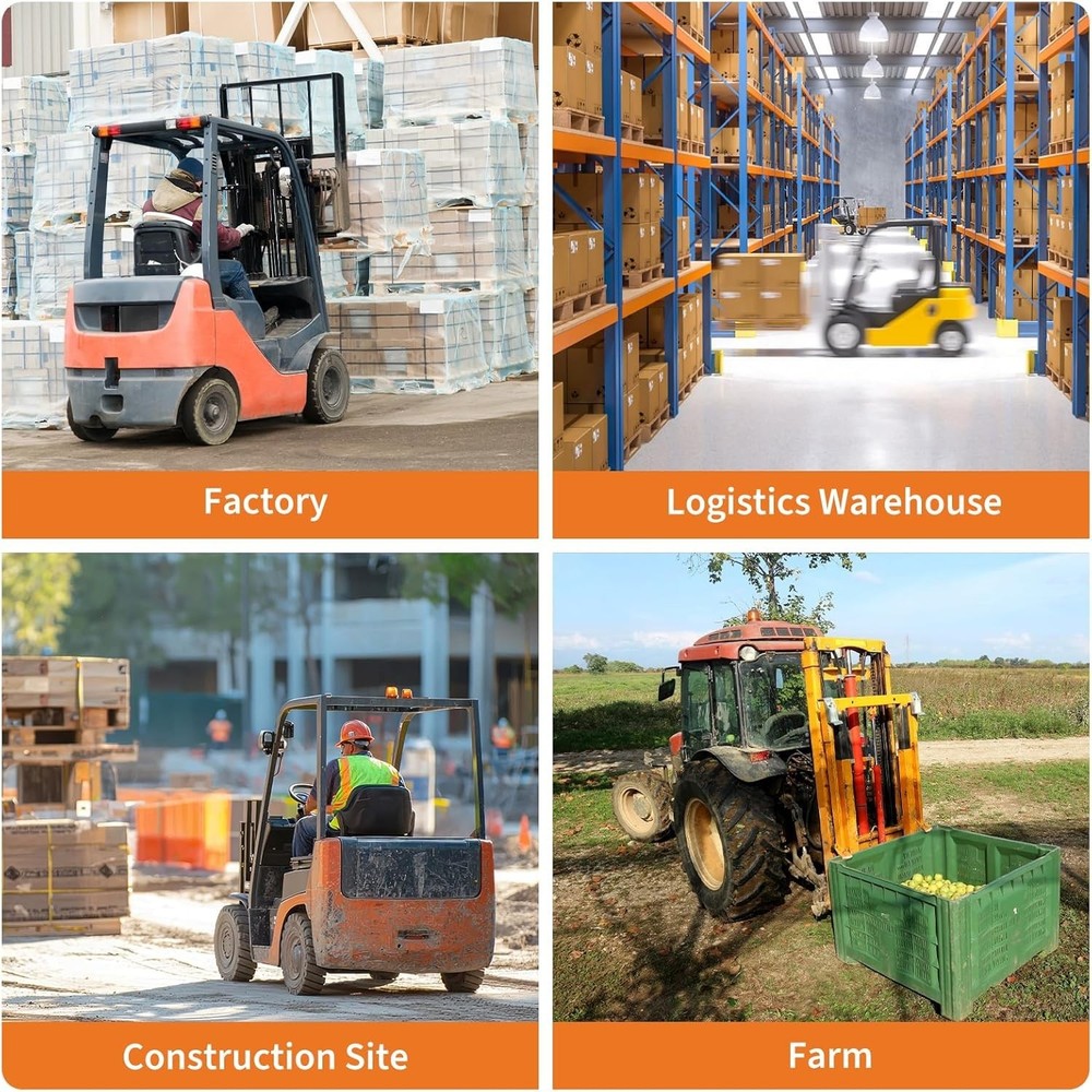 Forklift Extensions 72in Fork Extensions 4.5in Width Steel Pallet Fork Extension