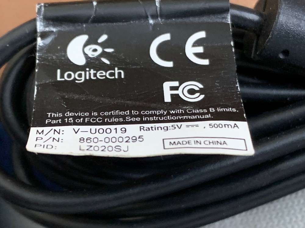 🔥 Logitech C210 USB Web Cam • V-U0019 • 860-000295