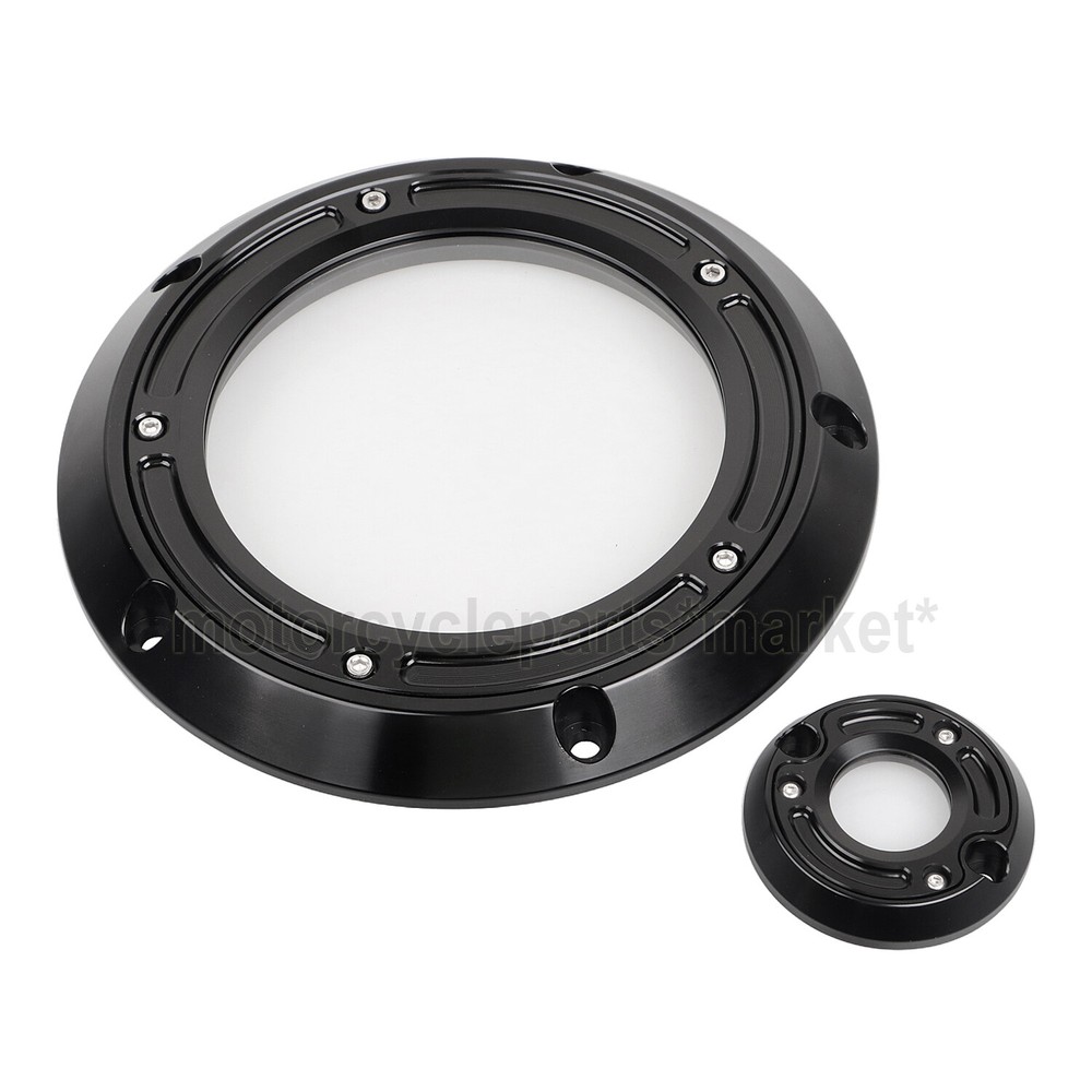 See Through CNC Engine Derby Timing Timer Cover For Harley Electra Glide FLHTCU