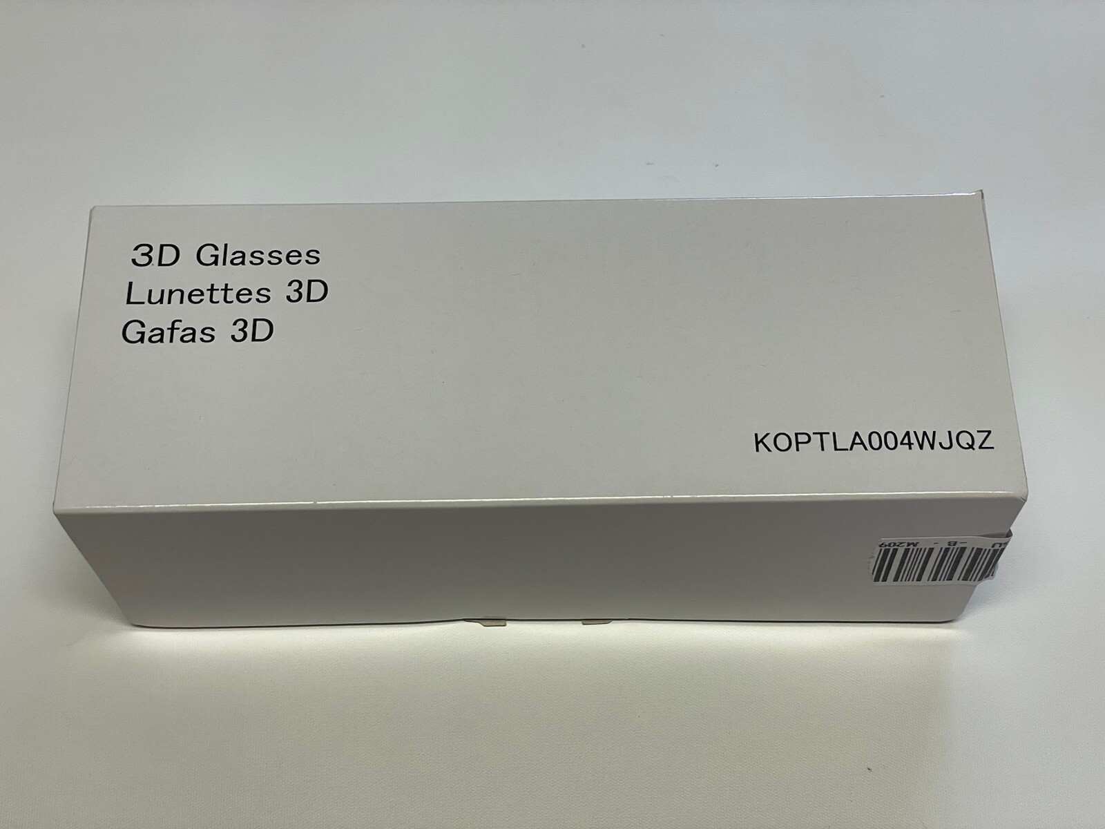 Sharp 3D Glasses, LUNETTES 3D KOPTLA004WJQZ. (New-In Box) (x1)