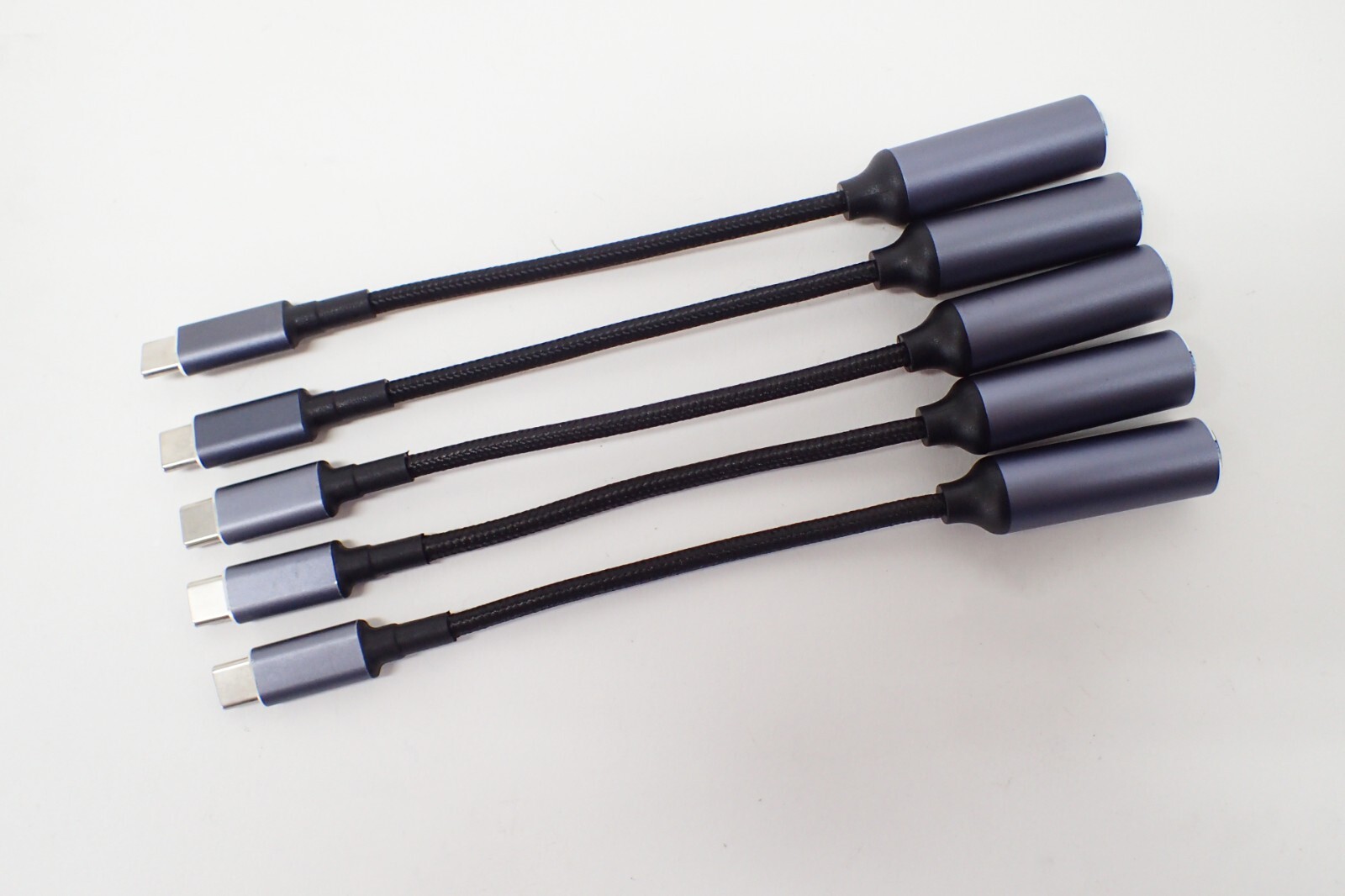 Lot 5 - 50 HP / DELL Power Adapter Converter Cable 7.4mm To USB-C Type Connector