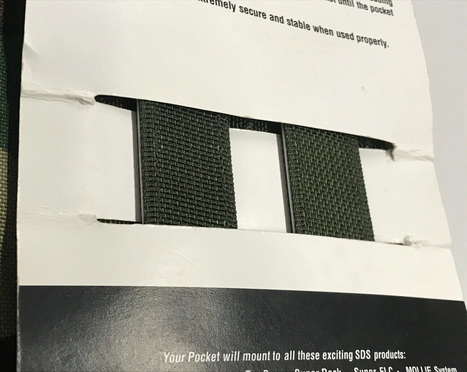 Specialty Defense Systems MOLLE Woodland AN/PRC-126 Radio Pocket Made in Vietnam