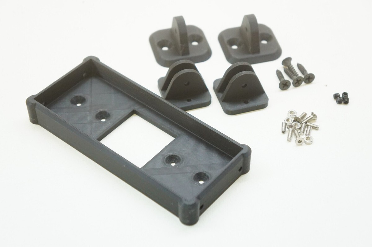 Front Head Unit Swivel Wall Mount Holder Pitch up/down for Xiegu G90 HF Radio