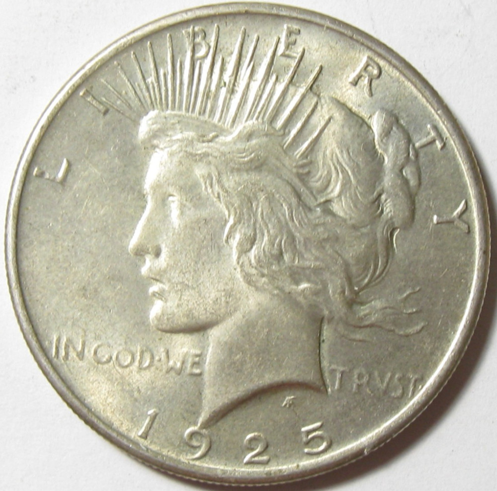1925 Peace Silver Dollar - Uncirculated - #5716