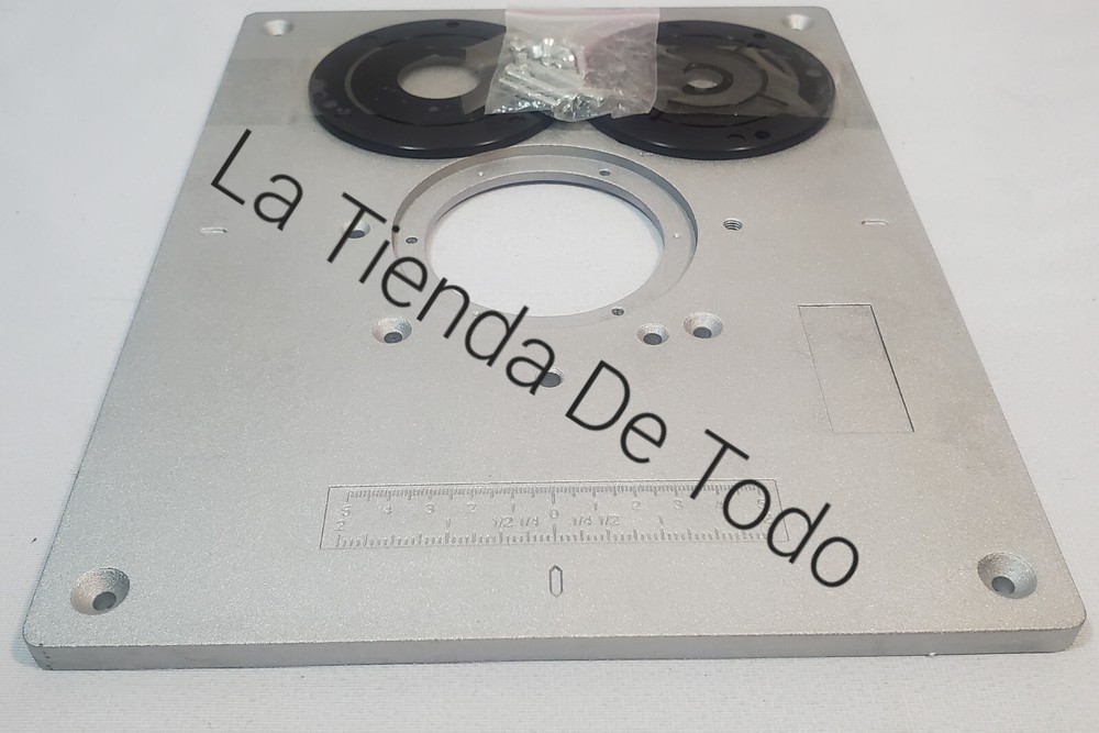 UNIVERSAL ALUMINUM ROUTER INSERT FITS MOST COMMON ROUTERS