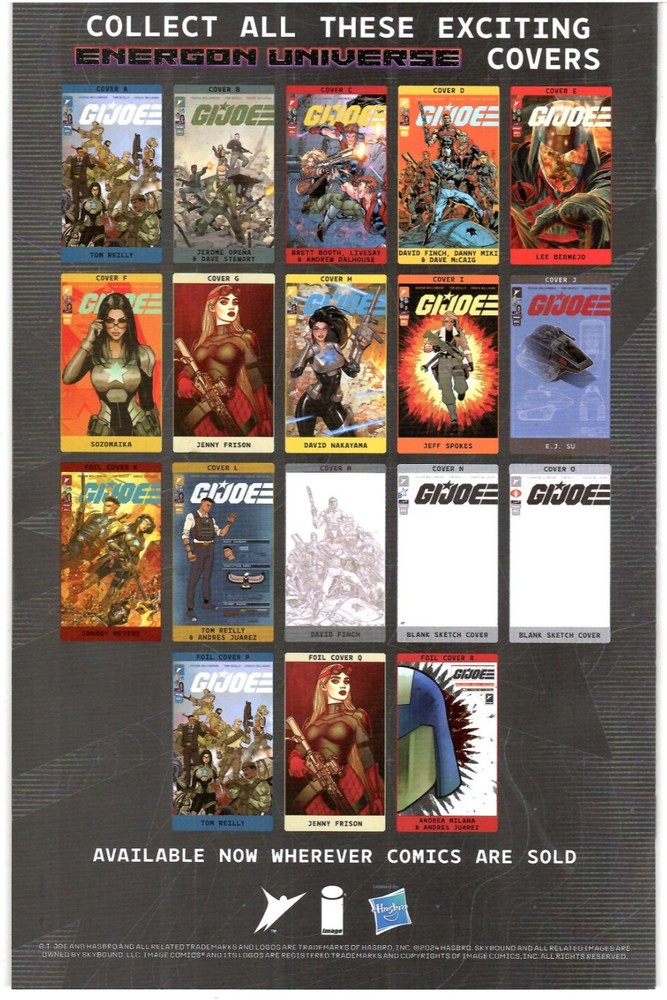 GI Joe #1 CVR E Lee Bermejo Variant NM-